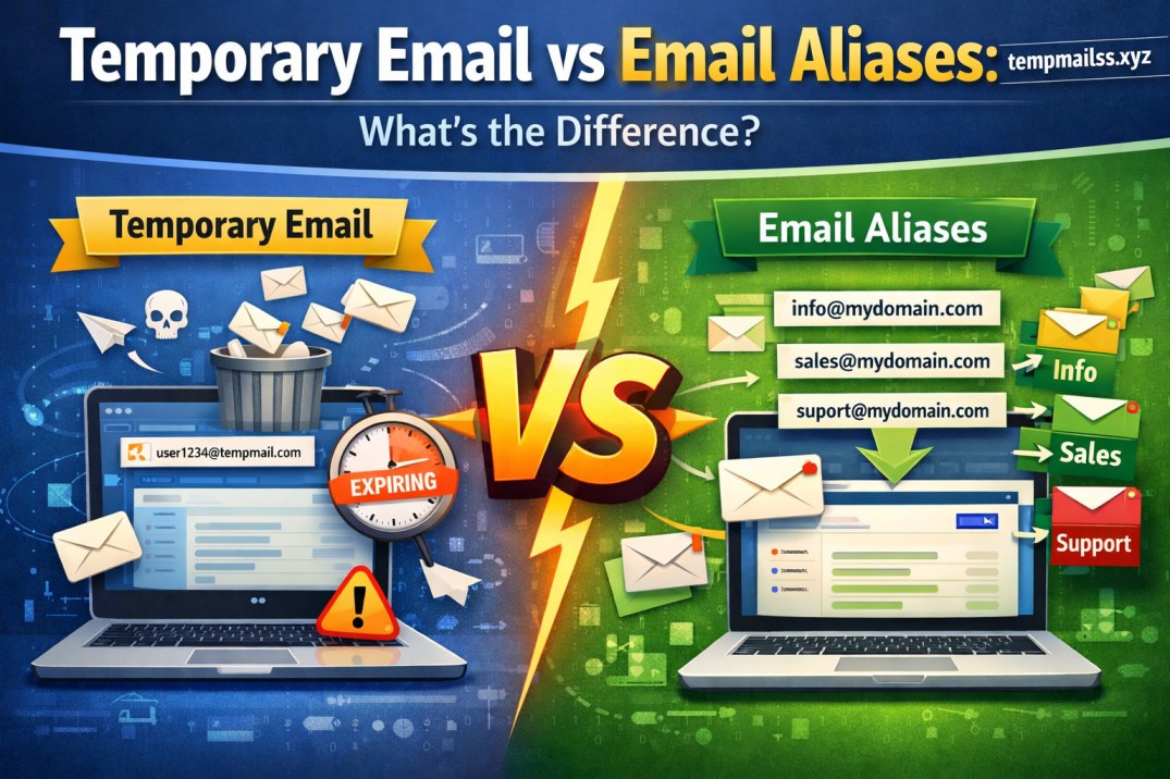 Temporary Email vs Email Aliases: What's the Difference?